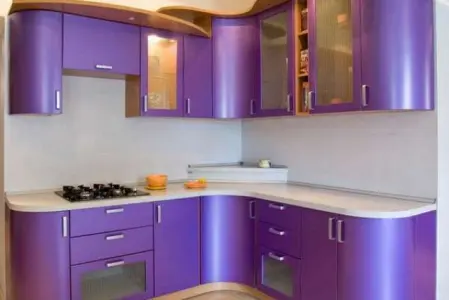 Piese de mobilier cu margini și fațade rotunjite